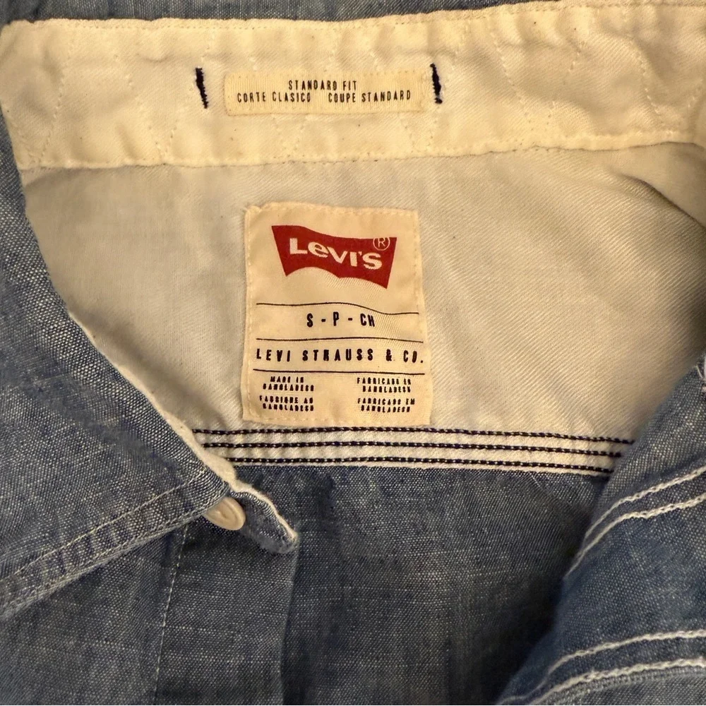 Levi's Blue Casual Button Down Shirt